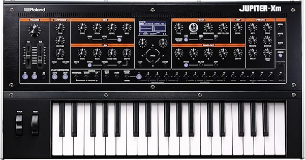 open zoom image for Roland Jupiter-Xm Keyboard Synthesizer, New, Action Position Front