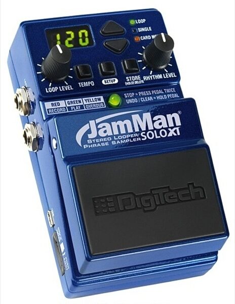 open zoom image for DigiTech JMSXT JamMan Solo XT Stereo Looper Pedal, Angle