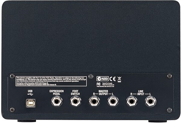 open zoom image for Vox JamVOX Hardware/Software Modeling Audio Interface, Monitor Rear