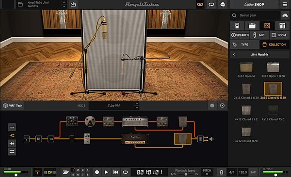 open zoom image for IK Multimedia AmpliTube Jimi Hendrix Anniversary Collection Software, Digital Download, Action Position Back