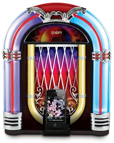 open zoom image for ION Audio Jukebox Dock Speaker for iOS Devices, Front