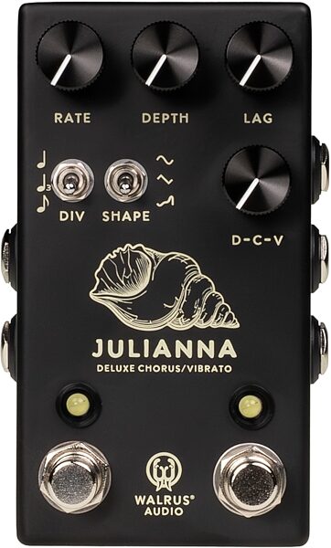 open zoom image for Walrus Audio Julianna Deluxe Chorus Vibrato Pedal, Black, Main