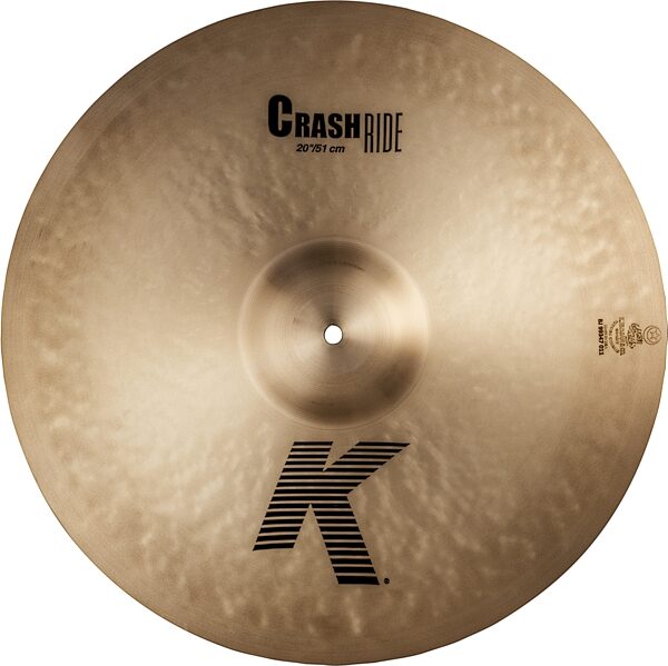 open zoom image for Zildjian K Crash Ride Brilliant Cymbal, 20 inch, Action Position Back