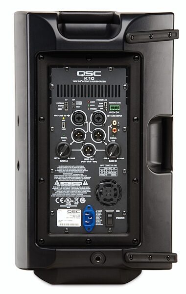 open zoom image for QSC K10 2-Way Powered Speaker (1000 Watts, 1x10"), Rear