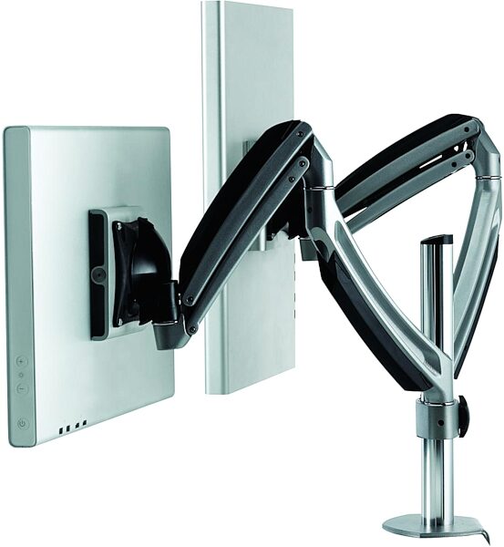 open zoom image for Chief Kontour K1C200 Dynamic Dual Monitor Mount, Silver