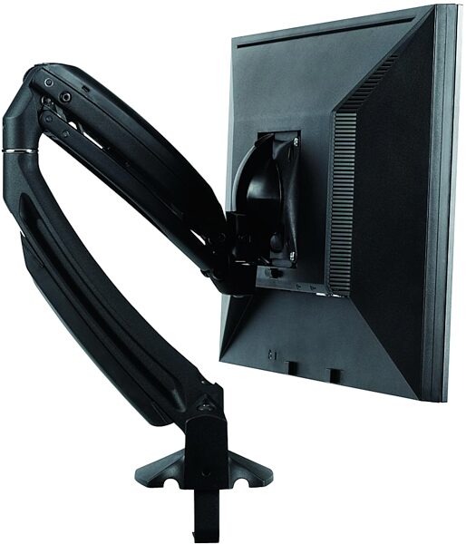open zoom image for Chief Kontour K1D100 Dynamic Single Monitor Desk Clamp Mount, Black Back