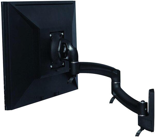 open zoom image for Chief Kontour K2W100 Dual Arm Single Monitor Wall Mount, Black