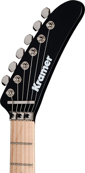 open zoom image for Kramer The 84 Electric Guitar, Intruder Black Satin, Open Box (Very Good), Action Position Back