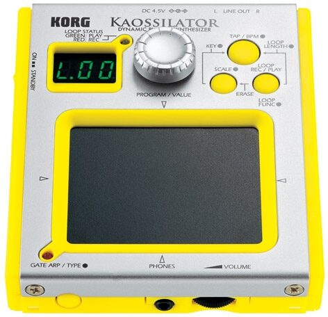 open zoom image for Korg KO1 Kaossilator Dynamic Phrase Synthesizer, Angle View 1