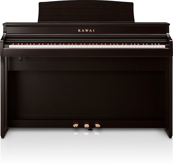 open zoom image for Kawai CA401 Digital Piano, Rosewood, Action Position Back