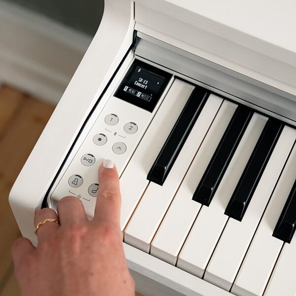 open zoom image for Kawai CN-201 Digital Piano, Light Oak, Action Position Back