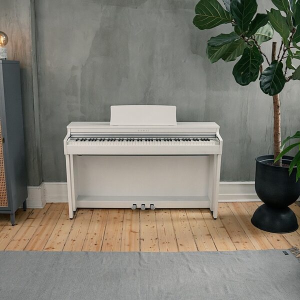 open zoom image for Kawai CN-201 Digital Piano, Light Oak, Action Position Back