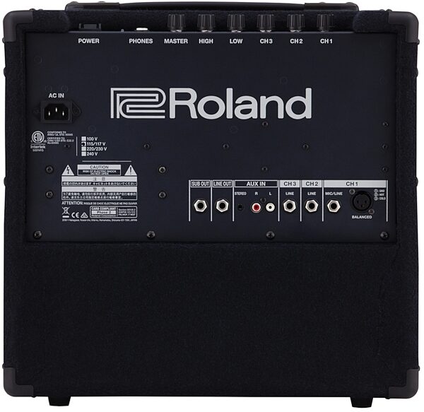 open zoom image for Roland KC-80 Keyboard Amplifier, New, Back