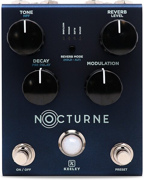 open zoom image for Keeley Nocturne Reverb Pedal, New, Action Position Back
