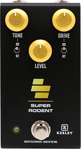 open zoom image for Keeley Super Rodent Overdrive and Distortion Pedal, New, Action Position Back