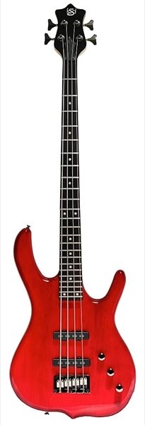 open zoom image for Ken Smith Design Burner Ignition Electric Bass, Transparent Cherry