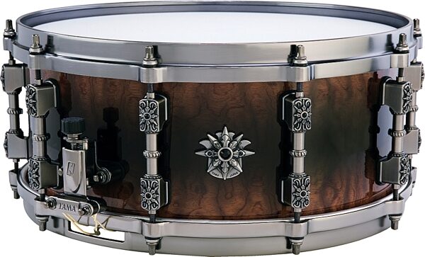 open zoom image for Tama Masai Quilt Bubinga Snare Drum with Warlord Lug, Main