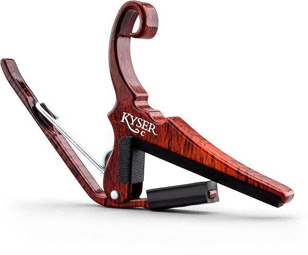 open zoom image for Kyser Quick-Change Classical Capo, Rosewood, Action Position Back
