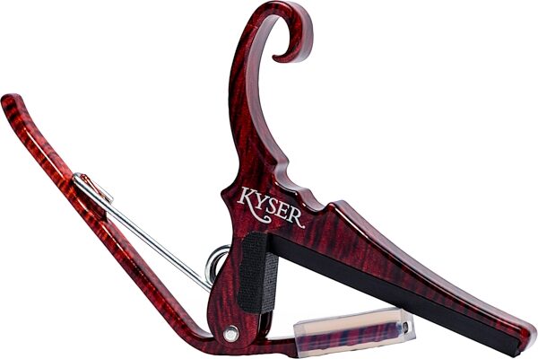 open zoom image for Kyser Quick-Change Classical Capo, Rosewood, Action Position Back