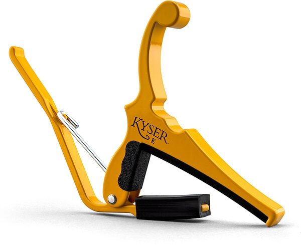 open zoom image for Kyser x Fender Guitar Capo, Butterscotch Blonde, Action Position Back