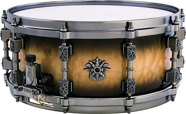 open zoom image for Tama Valkyrie Figured Maple Snare Drum with Warlord Lug, Main