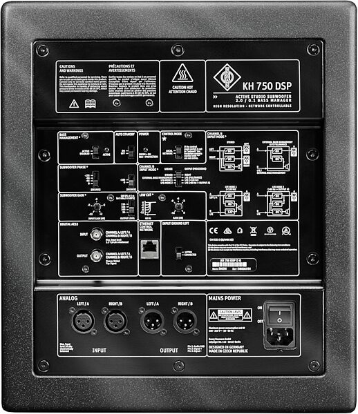 open zoom image for Neumann KH 750 DSP Active Powered Subwoofer Monitor, New, Action Position Back