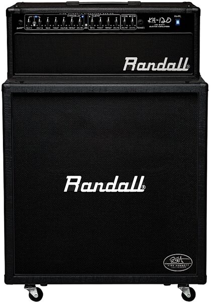 open zoom image for Randall KH120RHS Kirk Hammett Signature Series Half Stack with KH120RH Head and KH412 Cabinet, Main