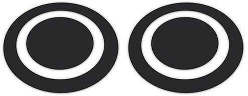 open zoom image for KickPort Black Eye D-Pad Bass Drum Impact Pads (Pair), 2-Pack, Black, Main