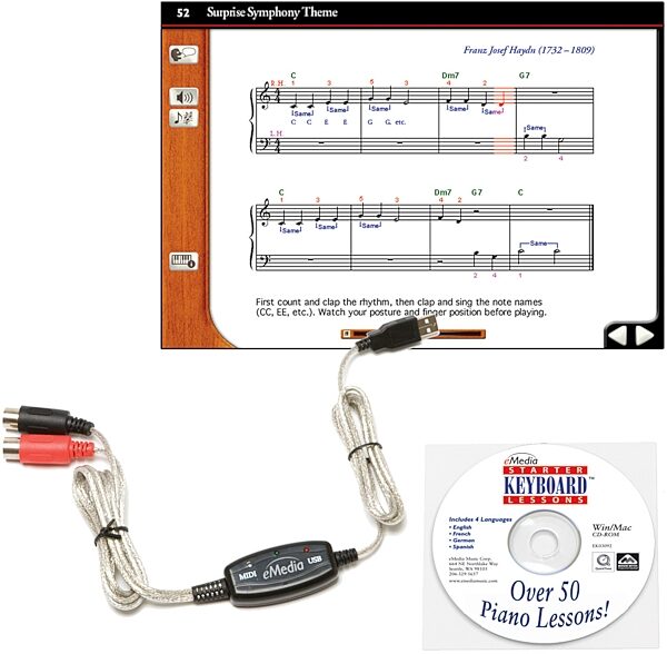 open zoom image for eMedia Keyboard USB Interface Kit, Main
