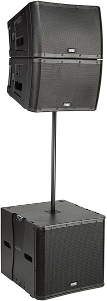 open zoom image for QSC KLA181 Active Line Array Subwoofer, Black, With Optional KLA12 and Pole