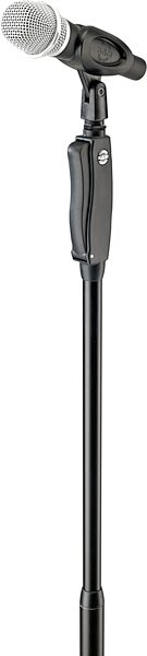 open zoom image for K&M 26250 Performer One-Hand Microphone Stand, New, Action Position Back