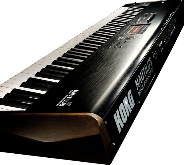 open zoom image for Korg Nautilus 88 AT Synthesizer Workstation Keyboard, Black, Action Position Back