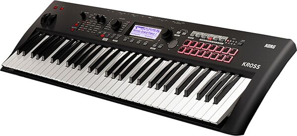 open zoom image for Korg KROSS 2 Keyboard Synthesizer Workstation, 61-Key, Black, Action Position Back
