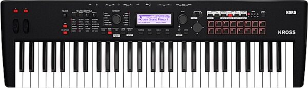 open zoom image for Korg KROSS 2 Keyboard Synthesizer Workstation, 61-Key, Black, Action Position Back