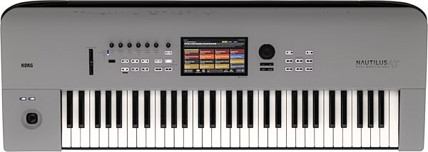 open zoom image for Korg Nautilus 61 AT Limited Edition Synthesizer Workstation Keyboard, Gray, Action Position Back