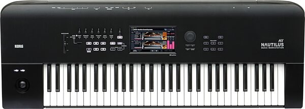open zoom image for Korg Nautilus 61 AT Synthesizer Workstation Keyboard, Black, Action Position Back