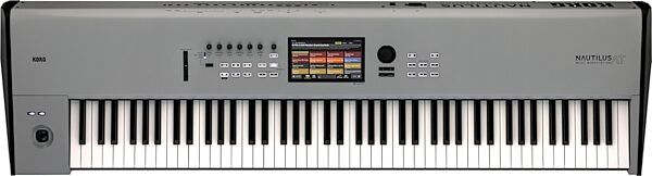 open zoom image for Korg Nautilus 88 AT Limited Edition Synthesizer Workstation Keyboard, Gray, Action Position Back