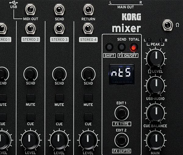 open zoom image for Korg Nu:Tekt NTS-4 Performance Mixer Kit, New, Action Position Back