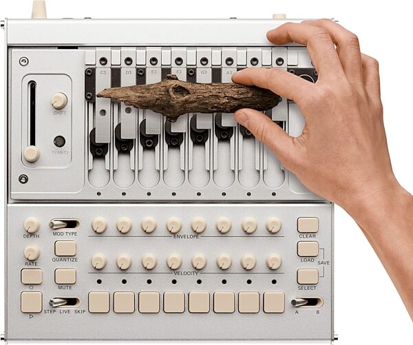 open zoom image for Korg phase8 Acoustic Synthesizer, Limited Launch Edition, includes 3 limited-edition resonators, Action Position Back
