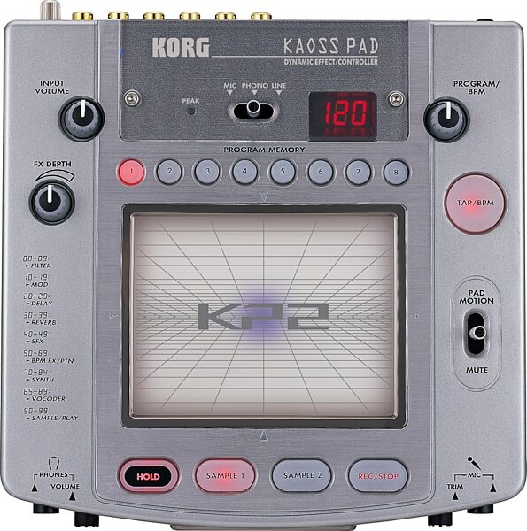 open zoom image for Korg KP2 Kaoss Pad Effects Processor/Sampler, Main