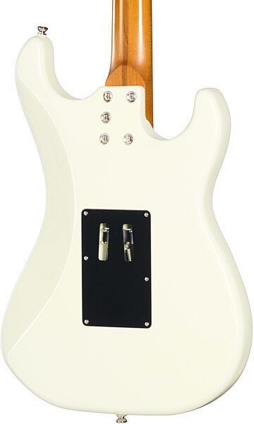open zoom image for Kramer Pacer Deluxe GT Electric Guitar, Left-Handed (with Gig Bag), Classic White Gloss, Action Position Back