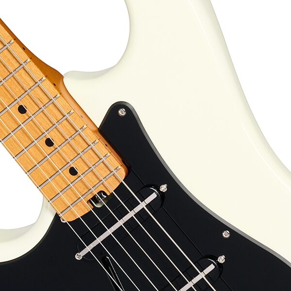 open zoom image for Kramer Pacer Deluxe GT Electric Guitar, Left-Handed (with Gig Bag), Classic White Gloss, Action Position Back