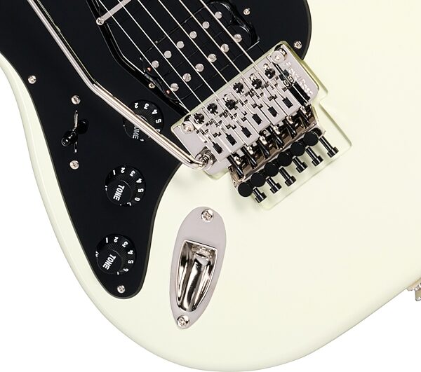 open zoom image for Kramer Pacer Deluxe GT Electric Guitar, Left-Handed (with Gig Bag), Classic White Gloss, Action Position Back