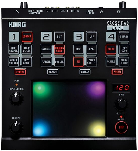 open zoom image for Korg KPQUAD Kaoss Pad Quad Dynamic Effects Processor, Main