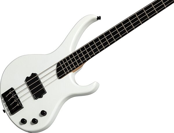 open zoom image for Kramer Disciple D-1 Electric Bass, Pearl White, Open Box (Good), Action Position Back