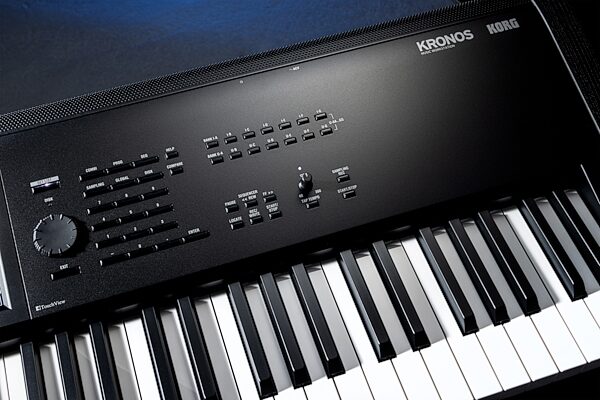 open zoom image for Korg Kronos 3-61 Keyboard Synthesizer Workstation, 61-Key, New, Action Position Back