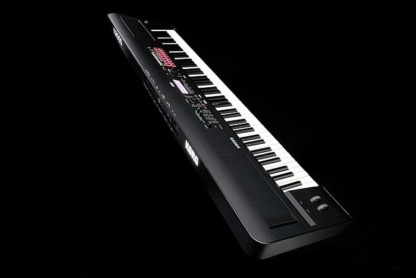 open zoom image for Korg KROSS 2 Keyboard Synthesizer Workstation, 88-Key, Super Matte Black, Action Position Back