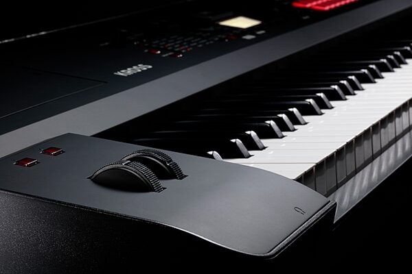 open zoom image for Korg KROSS 2 Keyboard Synthesizer Workstation, 88-Key, Super Matte Black, Action Position Back