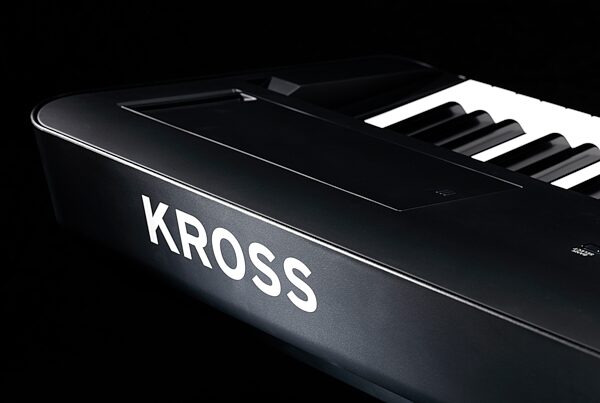 open zoom image for Korg KROSS 2 Keyboard Synthesizer Workstation, 88-Key, Super Matte Black, Action Position Back