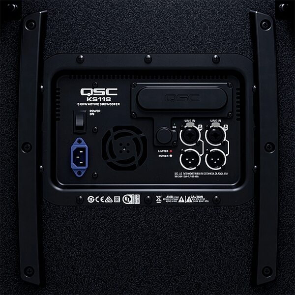 open zoom image for QSC KS118 Powered Subwoofer (3600 Watts, 1x18"), Single Speaker, Action Position Back